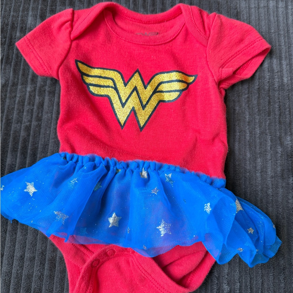 Superhero Baby Costume with Tutu